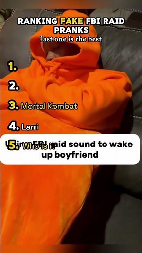 Ranking Fake FBI raid Pranks #funny #prank