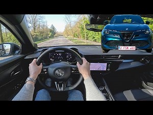 Alfa Romeo Junior Elettrica 2025 POV Test Drive | Speciale EV 115 kW