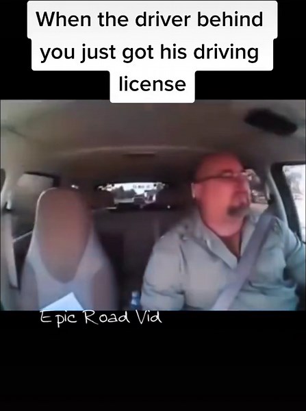 When the driver behind you just got his driving license! #foryou #foryoupage #fypシ #fyppage #goviral #ontrending #zeromemes #memes #trending #car