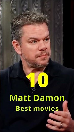 10Movies You Most See ( Matt Damon)