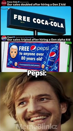 Coca-Cola and Pepsi 💀