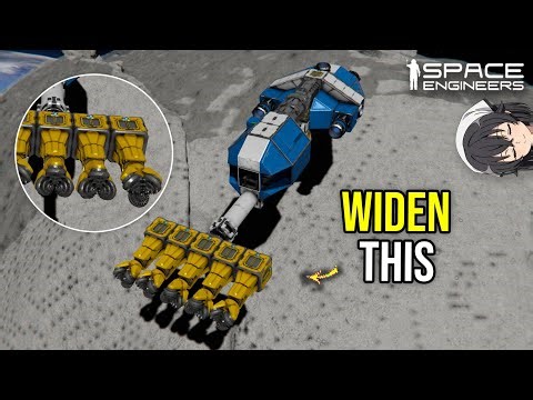 This Easy Mining Trick Doubles Rotor Drill Diameter, Space Engineers