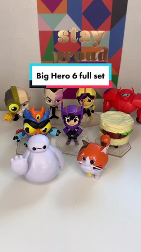 Big Hero 6 Chibi Figures Toy Collection Unboxing