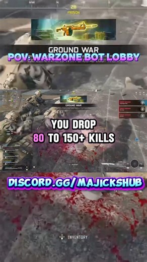 BO7 Warzone bot lobbies 🔥 Drop 80–150+ kills | Buy 2 Get 1 FREE #fyp #discord #bo7 #warzone #cod