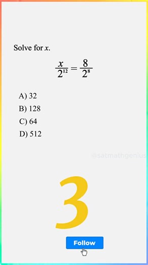 Can You Solve This Exponent Problem in 5 Seconds? 🧠