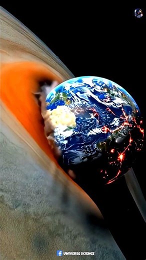 Earth🌎 Hits Jupiter😨 #UniverseScience | Universe Science