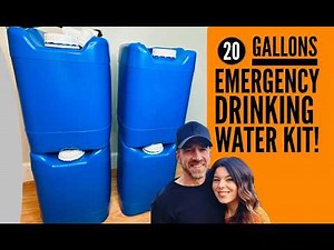 Emergency Water Storage Test: 5 Gallon Samson Stacker Containers (18 Month Water Taste Test)