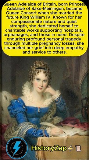 Queen Adelaide: The Compassionate Victorian Queen Who Changed Britain 💙