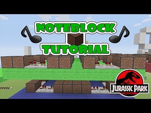 Jurassic Park Doorbell - Note Block "Tutorial" (Minecraft Xbox/Ps3)