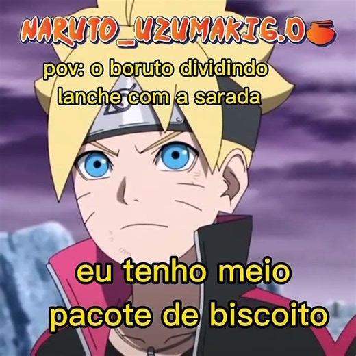 pov o boruto divide o lanche com a sarada #boruto #sarada #borutonextgeneration