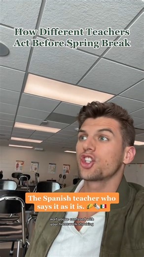 58K views · 788 reactions | How teachers act before Spring break  藍 #teacherlife #teacher #teachersofinstagram #teacherstruggles | gabedannenbring | Facebook