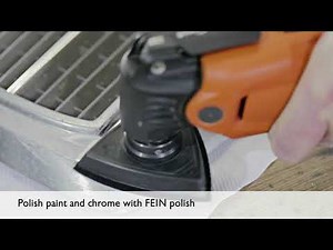 Polish metal with the FEIN MultiMaster oscillating multi-tool and accessories