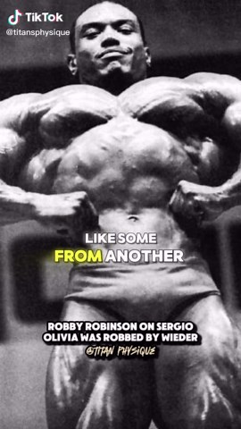 #ronnyrobinson #ifbbpro #bodybuilding #sergiooliva | Sergio Oliva