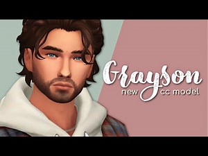 CREATING A MALE CC MODEL | Sims 4 Create A Sim