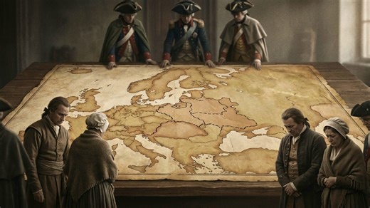 Poland vanished from Europe after three imperial divisions