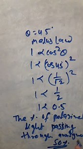 The angle between pass axis of polarizer and analyser is 45^{\c... | Filo