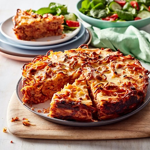 Leftover Spaghetti Bolognese Bake | myfoodbook with Perfect Italiano