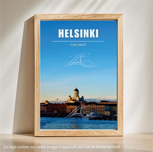 Minimalist Travel Poster Helsinki Finland Lutheran Cathedral Scandinavia | Printable Wall Art | Digital Download | Home Decor - Etsy