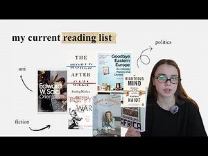 📚 My Current Reading List | Books I’m Reading Slowly (Uni, Politics & Fiction)