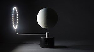 A Topographically Accurate Lunar Globe That Was Created With Data From NASA's Orbiter Mission