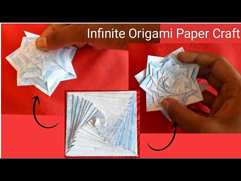 Infinite Folding Magic: Origami Paper Craft Tutorial