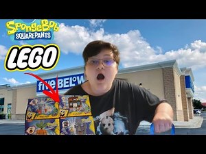 You won't BELIEVE much Spongebob items they have at five below...(LEGO SETS!!!)