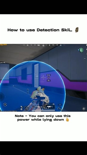 How to use detection skill 🗿 | #shorts #trending #pubgmobile #evolvinguniverse