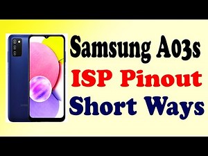 Samsung Galaxy A03s ISP EMMC PinOUT SM A037M Test Point For Format Userdat FRP Unlock Free