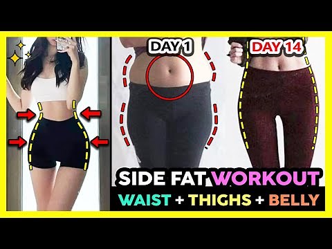 🔥BURN SIDE FAT WORKOUT FOR FEMALES | LOSE SIDE WAIST FAT + LOWER BELLY FAT + REDUCE OUTER THIGH FAT