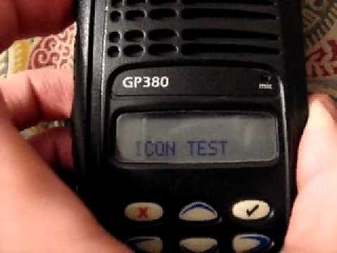 Motorola GP380 - Self test mode