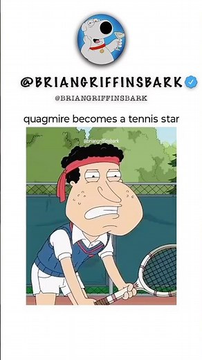 Quagmire becomes a Tennis star😂