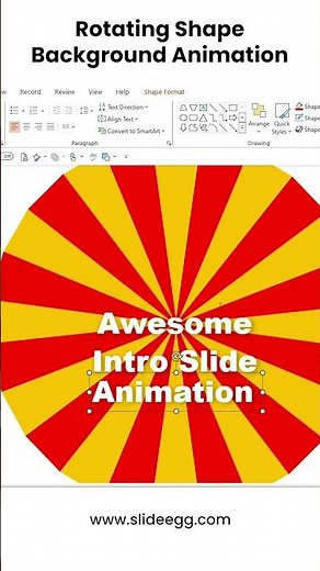 Rotating Shape Background Animation