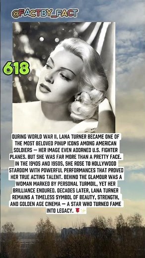 🎬 Lana Turner – The Pinup Who Became a Legend 💋⭐