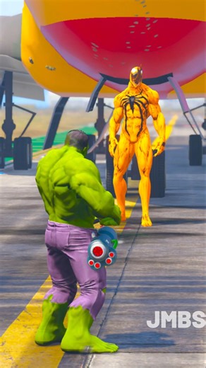 GTA V : RENDOM-SUPERHERO,S vs ORENGE-VENOM WHO is MOST POWERFUL? 🔥🔥 #60 #shorts #gtav