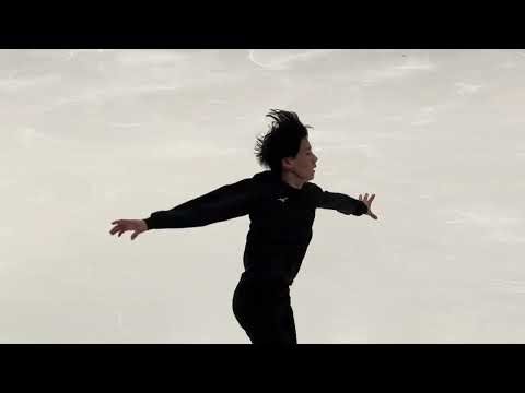 2026 Junior Worlds Taiga Nishino JPN short program practice Tallinn, EST 03/03/2026