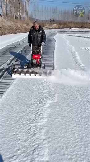 Milopax on Instagram: "This Small-Size Snow Blower Is Perfect for Winter ❄️🚜 Don’t let its compact size fool you. This mini snow blower is built to handle serious winter work. Designed for tight driveways, sidewalks, and small yards, it clears snow quickly without the bulk of full-size machines. Easy to control, efficient, and surprisingly powerful — it’s the perfect solution for fast snow removal when winter hits hard. Small machine. Big winter advantage. Would you use this instead of shovelin