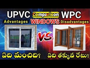 Low Budget Windows Comparison Between WPC Windows & UPVC Windows Full Details Installation Cost