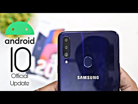 Samsung Galaxy A20s Official Android 10 Update