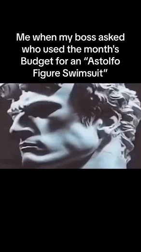 Astolfo Figure Meme on Desk