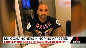 21K views · 176 reactions | Six senior Comancheros gang members have been arrested at Prospect in a move that is hoped to stem a violent bikie war that has spilled out onto Adelaide streets. 7NEWS Adelaide at 6pm | www.7NEWS.com.au #7NEWS | 7NEWS Adelaide | Facebook