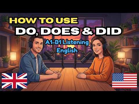 Learn Do, Does, and Did Easily | English Conversation For Beginners