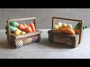 1/12th Scale Vegetable Basket Tutorial