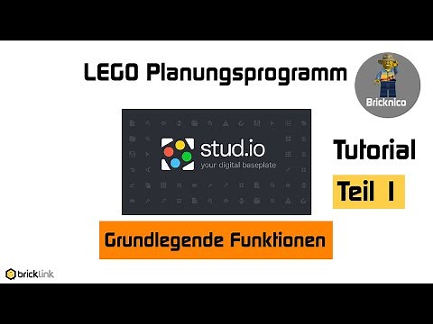 Stud.io Tutorial I TEIL 1 I LEGO® Planungsprogramm von Bricklink I Grundlegende Funktionen