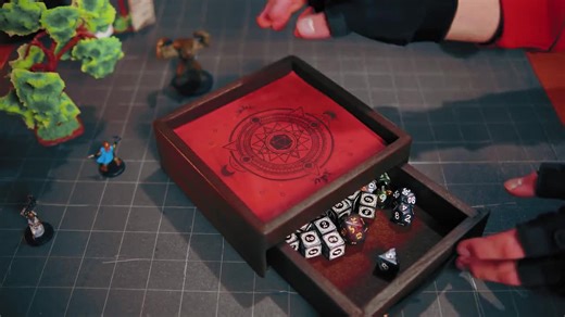 Personalized Dnd Dice Tray Wood With Dice Box, Wooden Dice Tray and Storage, Dice Vault Organizer Dungeons and Dragons Leather Tray - Etsy