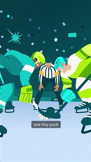 Two teams of warriors. One puck! 🏒 It's Olympic ice hockey!