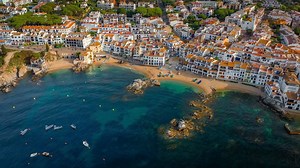 Drone Views of Calella de Palafrugell: Costa Brava's Idyllic Spanish Shores