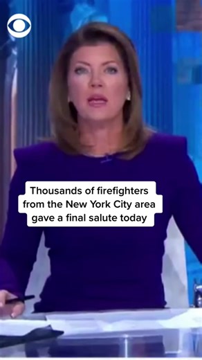 Thousands of firefighters from NYC gave a final salute to a fallen #firefighter who died battling a house fire in #Brooklyn #news