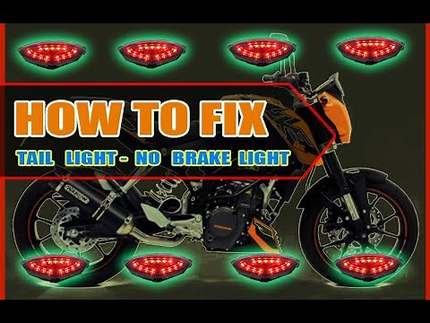 Motorcycle Brake Light Not Working - HOW TO FIX