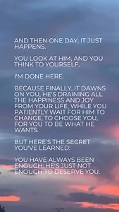 63K views · 55K reactions | Always have been  #enough #movedon #healingjourney #healingquotes #lettinggoquotes #breakups #divorce | Mama's Guide to Divorce | Facebook