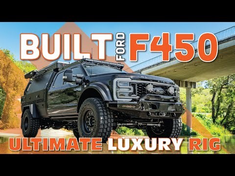 Ford F450 Platinum Ultimate Tourer Build - Liquid Spring, Super Singles, GCI Traytec Canopy